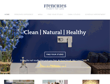 Tablet Screenshot of frenchiesnails.com